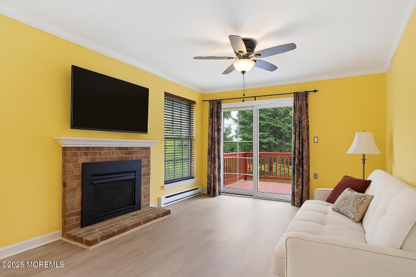 Fireplace, Interior, Wood Texture Flooring