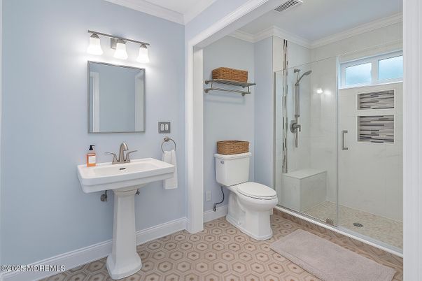Bathroom, Glass Shower, Interior