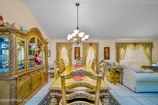 Chandelier, Dining room, Interior