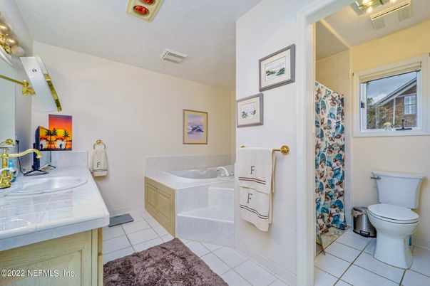 Bathroom, Dual Sink Vanities, Interior, Tile Countertops