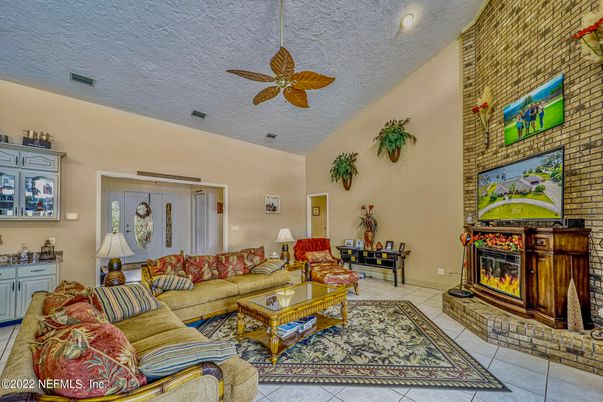 Fireplace, Interior, Living room, Stone Walls