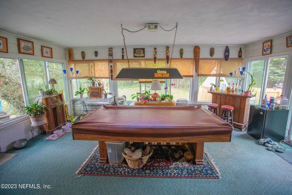 Billiard Table, Game Room, Interior