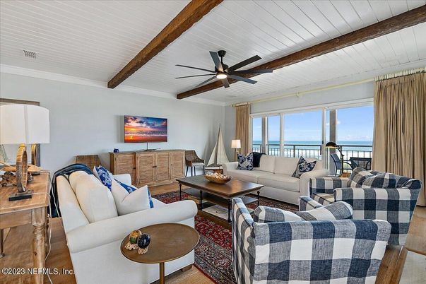 Interior, Living room, Wooden Beams