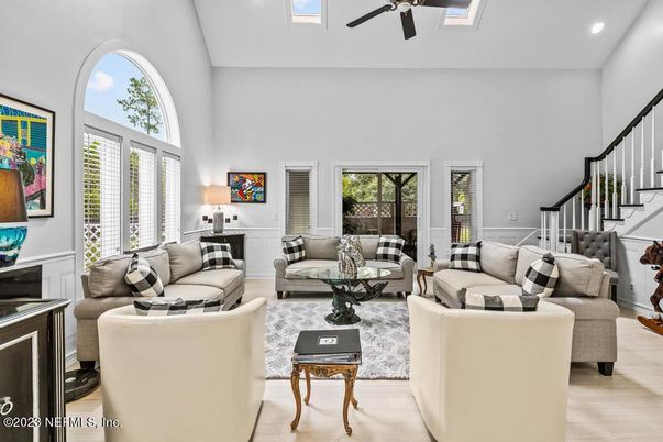 Interior, Living room, Recessed Lighting