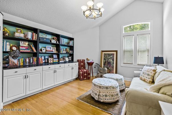 Chandelier, Interior, Living room, Wood Texture Flooring