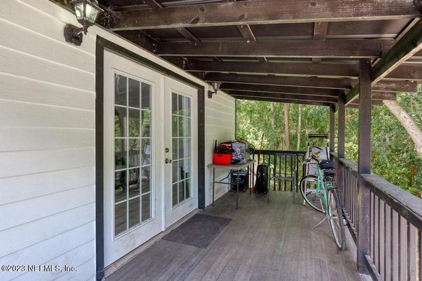 Exterior, Wood Texture Flooring