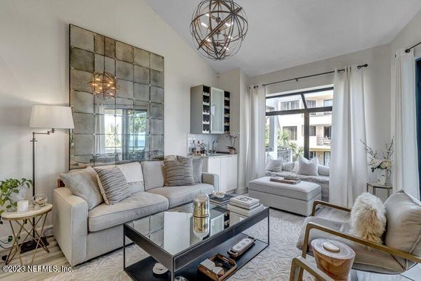 Chandelier, Interior, Living room, Wood Texture Flooring