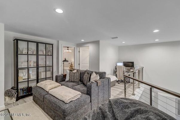 Home Office, Interior, Living room, Recessed Lighting