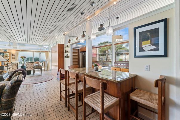 Dining room, Interior, Pendant Lights