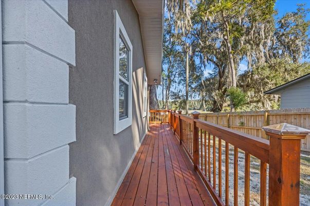 Exterior, Wood Texture Flooring