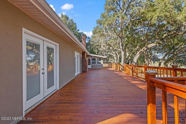 Exterior, Wood Texture Flooring