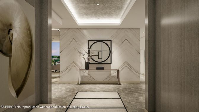Interior, Marble Walls, Recessed Lighting