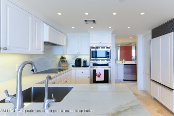 Interior, Kitchen, Recessed Lighting, Stainless Steel Appliances