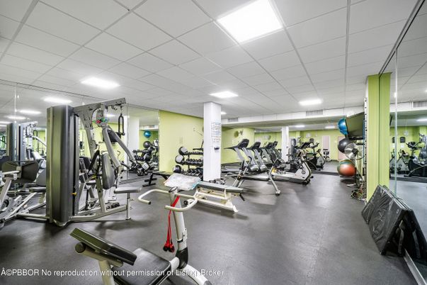 Fitness Equipment, Gym, Interior, Recessed Lighting