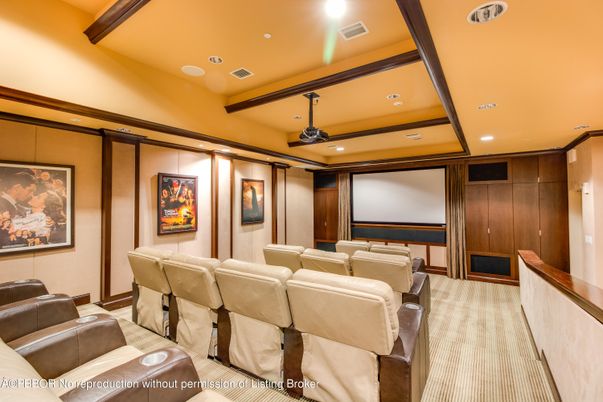 Home Theatre Room, Interior, Projection Screen, Recessed Lighting, Theatre Room