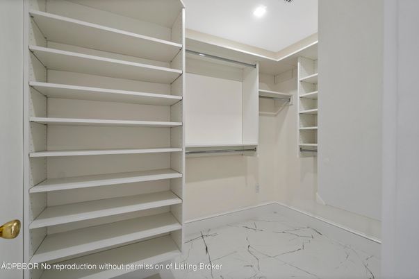 Interior, Marble, Recessed Lighting, Walk-in Closets