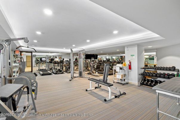 Fitness Equipment, Gym, Interior, Recessed Lighting
