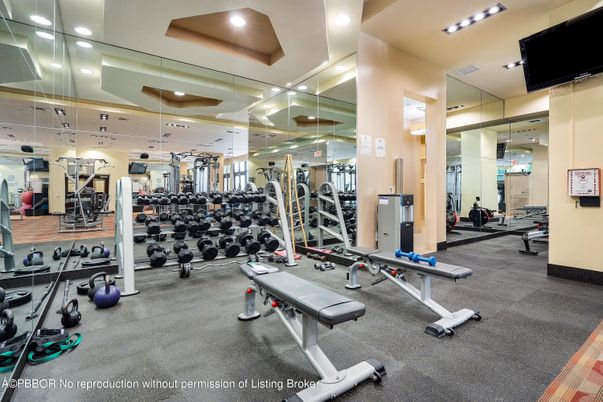 Fitness Equipment, Gym, Interior, Recessed Lighting