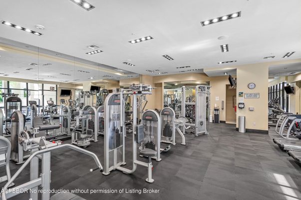 Fitness Equipment, Gym, Interior, Recessed Lighting