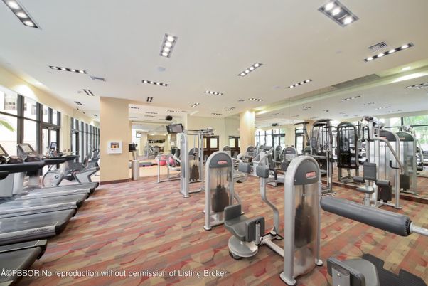 Fitness Equipment, Gym, Interior, Recessed Lighting