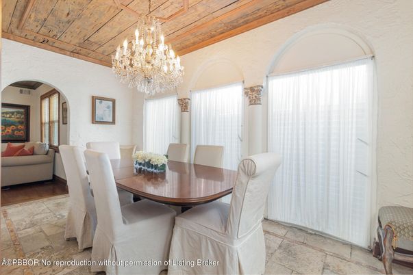 Chandelier, Dining room, Interior, Wooden Ceilings