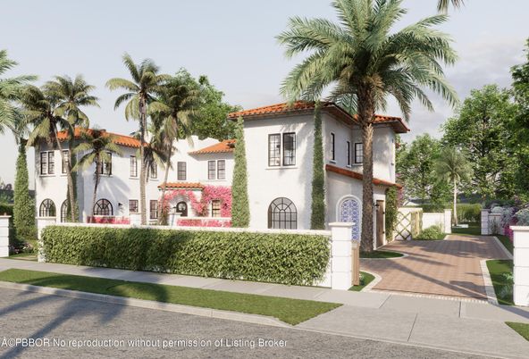 Backyard, Exterior, Facade, Spanish Mediterranean