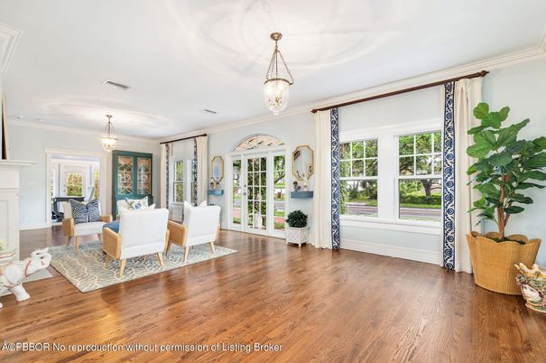 Dining room, Interior, Living room, Pendant Lights, Wood Texture Flooring