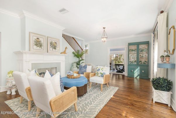 Fireplace, Interior, Living room, Pendant Lights, Wood Texture Flooring