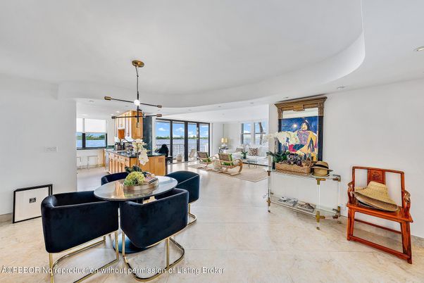 Dining room, Interior, Kitchen, Living room, Pendant Lights, Recessed Lighting