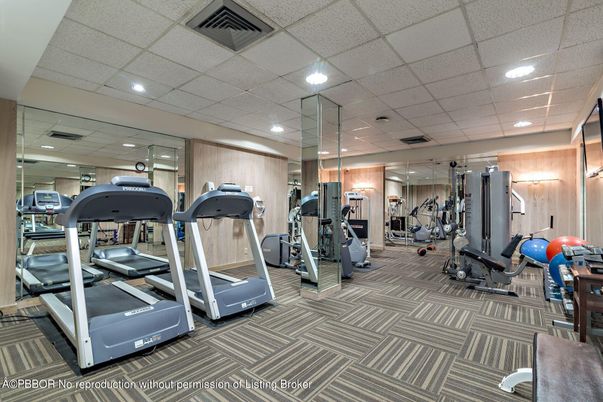 Fitness Equipment, Gym, Interior, Recessed Lighting