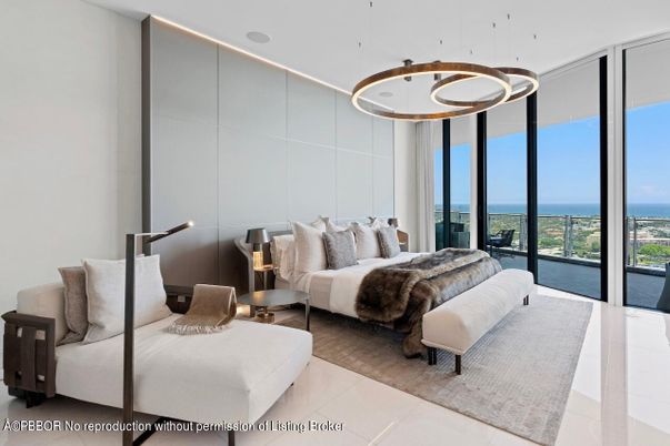 Bedroom, Interior, Pendant Lights, Water