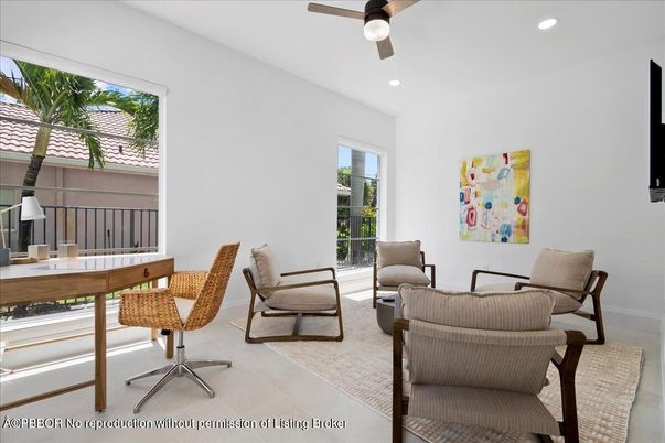 Home Office, Interior, Recessed Lighting