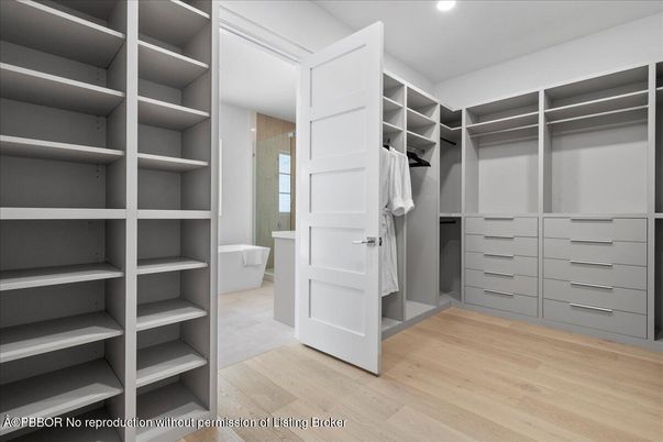 Interior, Recessed Lighting, Walk-in Closets, Wood Texture Flooring