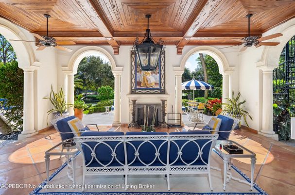 Exterior, Fireplace, Wooden Ceilings