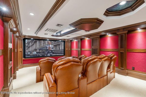 Home Theatre Room, Interior, Projection Screen, Recessed Lighting, Theatre Room