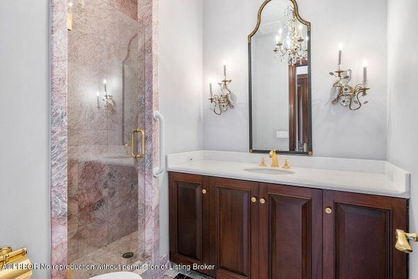 Bathroom, Glass Shower, Interior