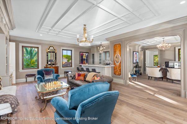Chandelier, Interior, Living room, Recessed Lighting, Wood Texture Flooring