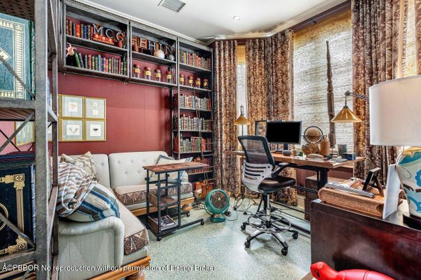 Home Office, Interior, Recessed Lighting