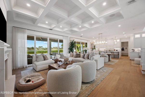 Fireplace, Interior, Kitchen, Living room, Pendant Lights, Recessed Lighting, Wood Texture Flooring