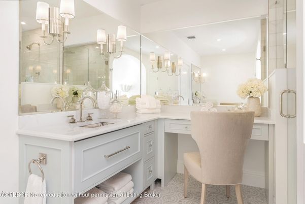 Bathroom, Chandelier, Interior, Recessed Lighting
