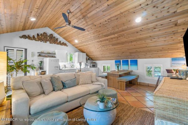 Interior, Kitchen, Living room, Recessed Lighting, Wooden Ceilings