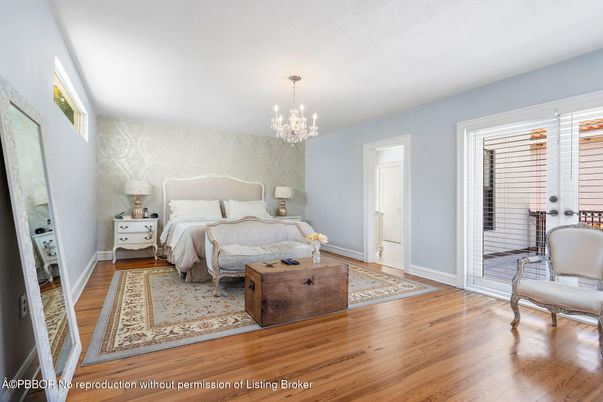 Bedroom, Chandelier, Interior, Wood Texture Flooring