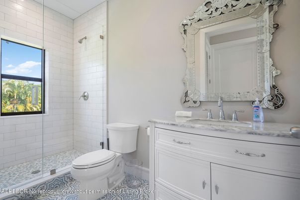 Bathroom, Glass Shower, Interior