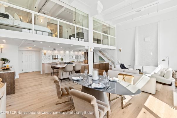 Dining room, Interior, Kitchen, Living room, Pendant Lights, Recessed Lighting, Wood Texture Flooring