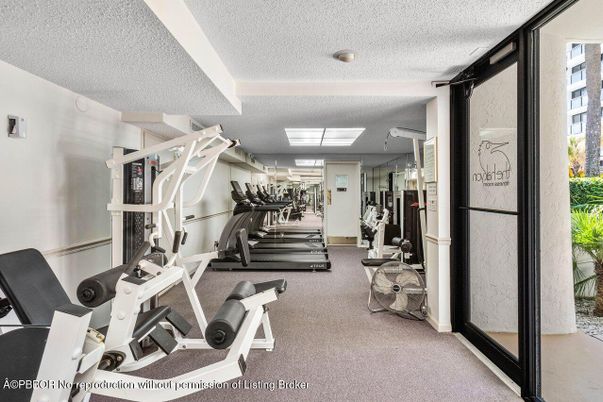 Fitness Equipment, Gym, Interior, Recessed Lighting