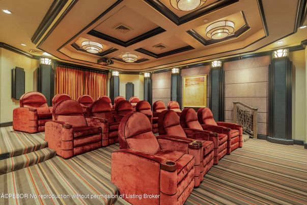 Home Theatre Room, Interior, Projection Screen, Recessed Lighting, Theatre Room