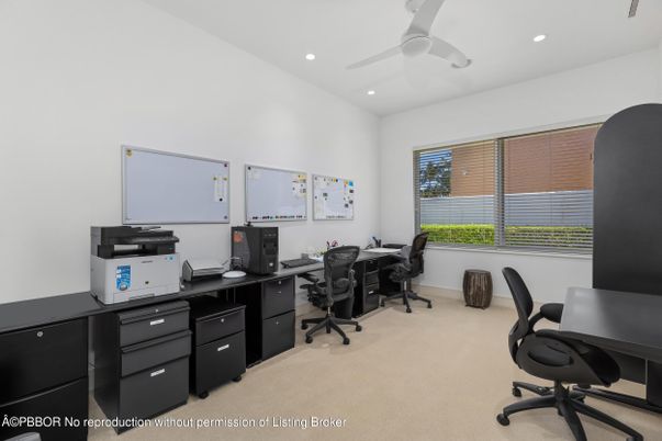 Home Office, Interior, Recessed Lighting