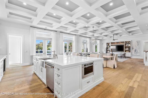 Chandelier, Dining room, Interior, Kitchen, Living room, Pendant Lights, Recessed Lighting, Wood Texture Flooring