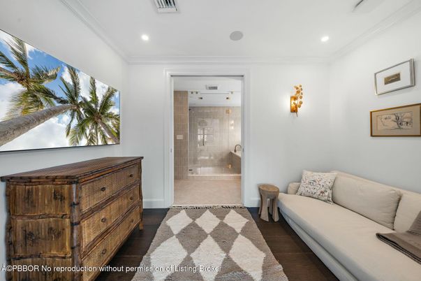 Bathroom, Glass Shower, Interior, Recessed Lighting, Wood Texture Flooring