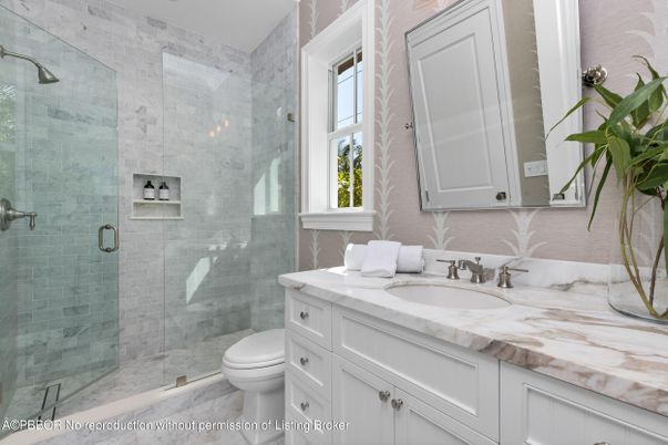 Bathroom, Glass Shower, Interior, Marble, Marble Walls, Stone Walls